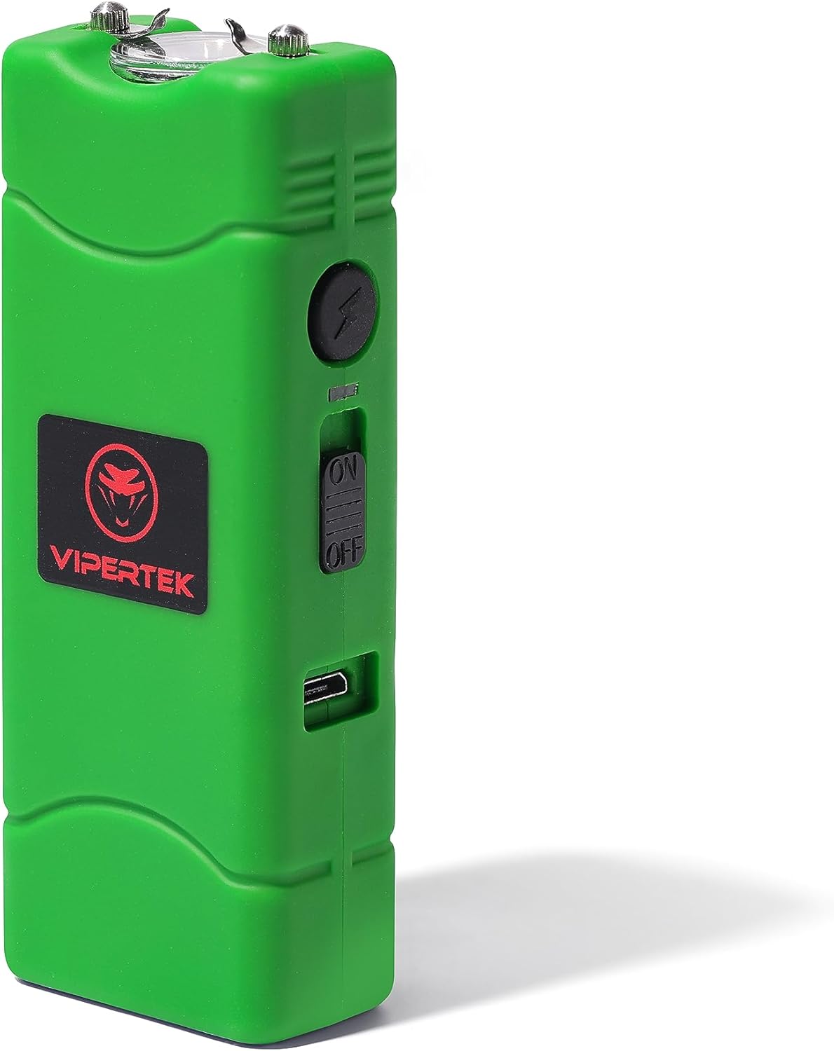 VIPERTEK VTS-881 Micro Stun Gun for Self Defense Rechargeable with LED Flashlight