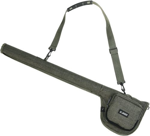 Lixada Fly Fishing Rod Case,Portable Fishing Tackle Bag,Canvas Fishing Pole Storage Bag Fly Rods Reels Durable Carry Case
