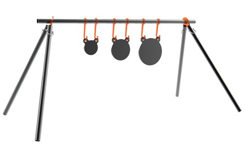 TOAAOT Steel Targets for Shooting, 1/2 Inch Thick Rifle Rated AR500 Metal Gong Silhouette Target for Precision Shooting