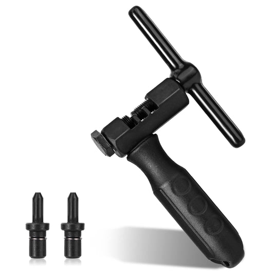 Oumers Bike Chain Breaker Tool, Universal Bike Chain Cutter Tool for 7 8 9 10 11 Speed with Spare Replaceable Pin