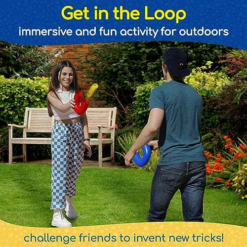 pindaloo Original Skill Game Toy with 2 Balls- Gifts for Kids and Adults Indoor & Outdoor Games, Ball Toys for Boys, Girls, & Teens - Gift Ideas, Fun Stuff, Develops Motor & Juggling Skills -Blue