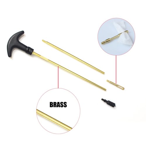 CREVIV Universal Handgun Cleaning kit for .22/9mm/.357/.38/.40/.45,Pistol Cleaning Kits with Brass Pick/Cleaning Sponge/Cleaning Brush. 30 in 1 Gun Cleaning Kit.