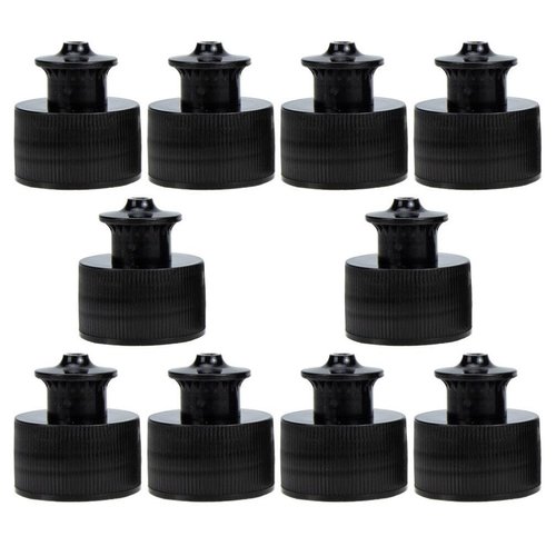 Upkoch 10pcs Bottle Caps Hand Drawn Mineral Seal Mineral Water Bottle Tops Push and Pull Round Kettle Dish Replacement Cover Plastic Bottle Caps Leakproof Waterbottles