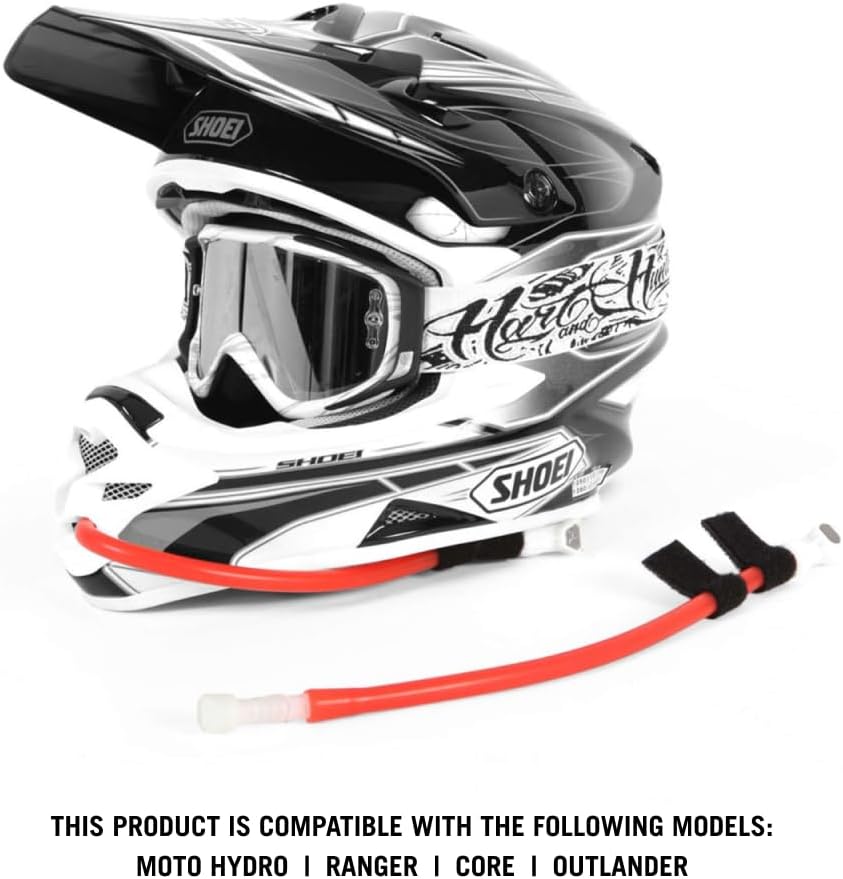 USWE Helmet Hands-Free Drink Tube Kit, Quick Connector with Velcro Attachment