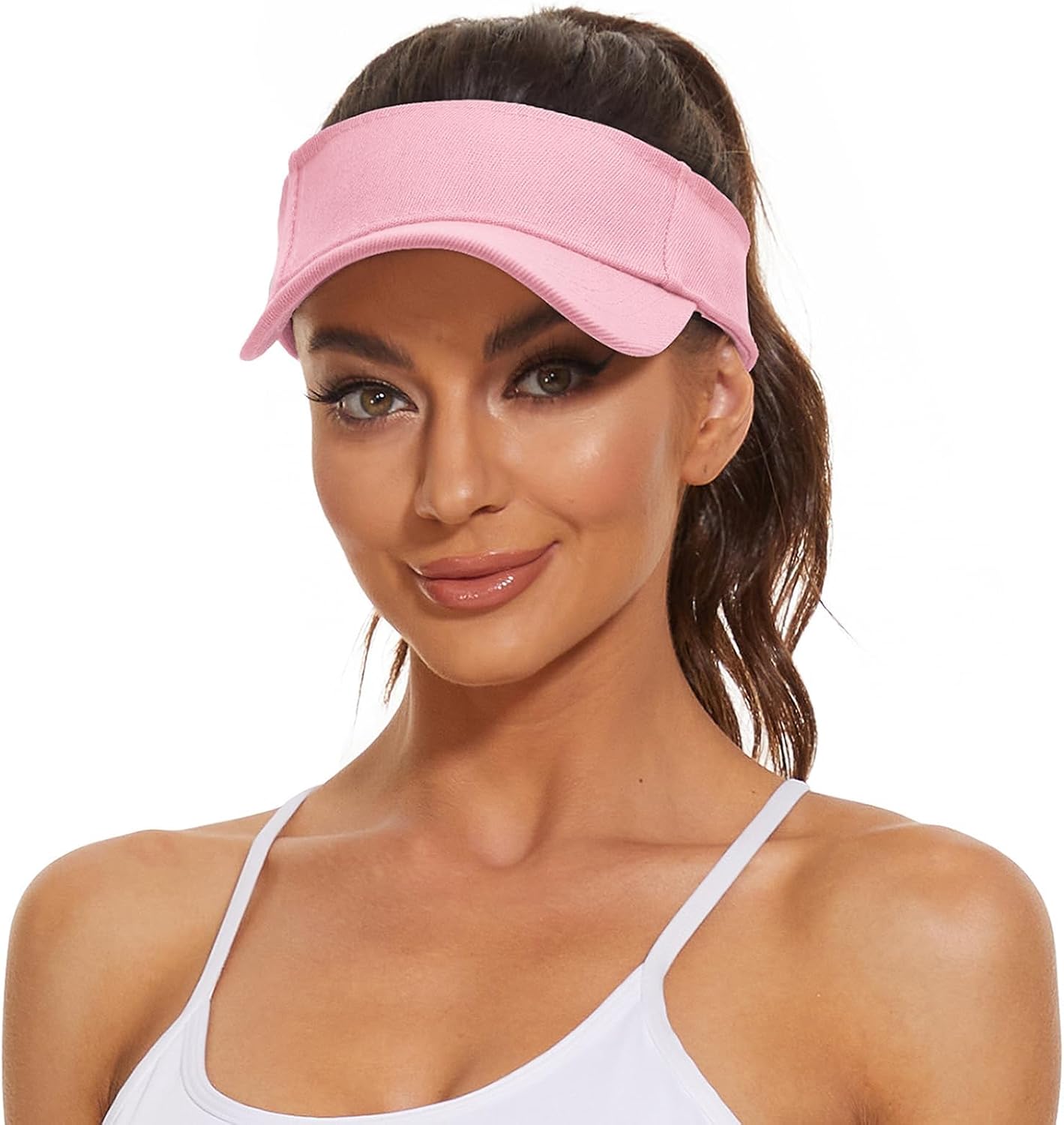 Women's Sun Protection Visor Hat | Cotton Sports Cap for Outdoor Activities