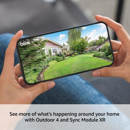 Blink Outdoor 4 XR (newest model) – two-year battery wireless camera with 4x security coverage, 1000 ft open-air range or 400 ft with typical use — 4 camera system