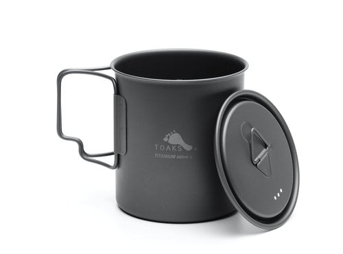 TOAKS LIGHT Titanium 450ml Cup with Lid (ultralight version)