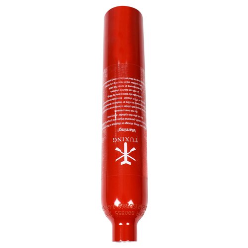 TUXING 4500psi Pcp Air Tank 3000psi Paintball Tank, High Pressure Air Tank 0.38L 23Ci Capacity,for Paintball or PCP Air Guns (Empty Bottle) 5/8-18UNF,Red
