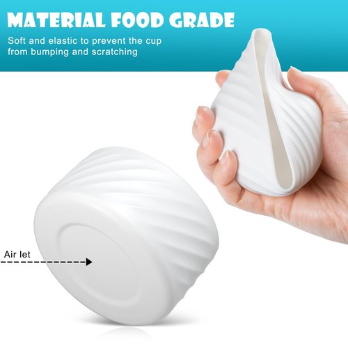 Silicone Boot for Owala 32 OZ Water Bottle, Boots Protector Sleeve Cover Bottom Bumper compatible with FreeSip Owala Water Bottles (White, 8.5 CM Boot Fits Owala 32 OZ Bottle)
