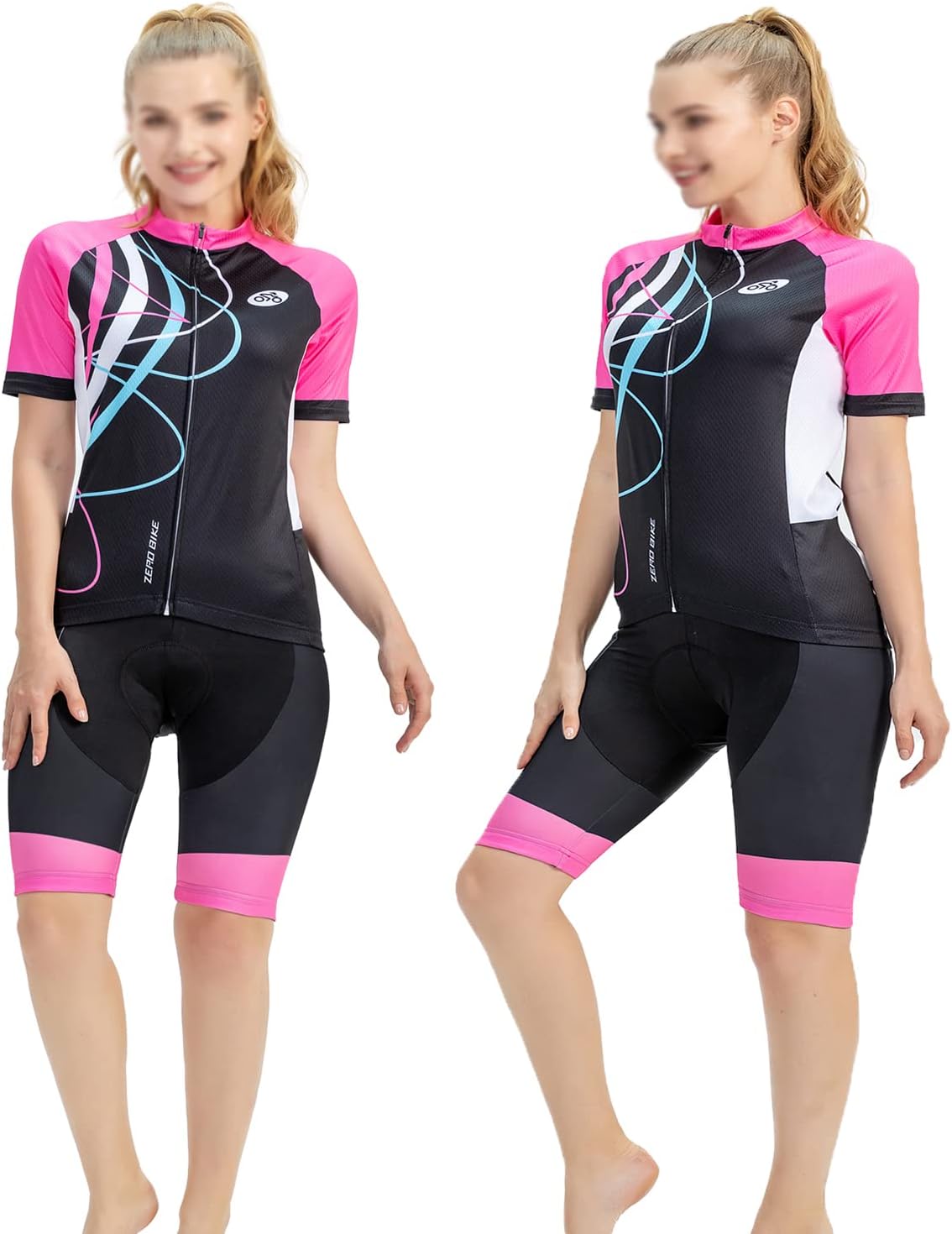 ZEROBIKE® Women's Short Sleeve Cycling Jersey Jacket Cycling Shirt Quick Dry Breathable Mountain Clothing Bike Top