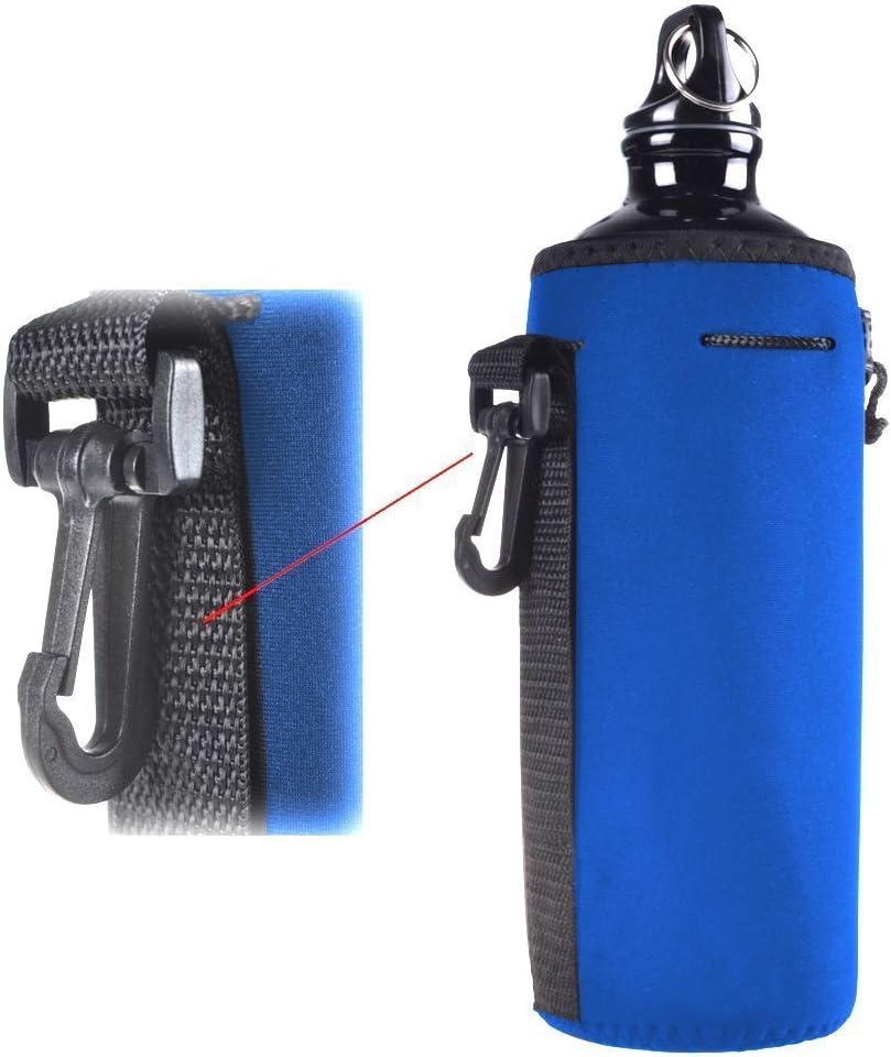 Water Bottle Sleeve Carrier for 22 oz/550 ml Glass Bottles, Great for Stainless Steel & Plastic, Sport & Energy Drinks
