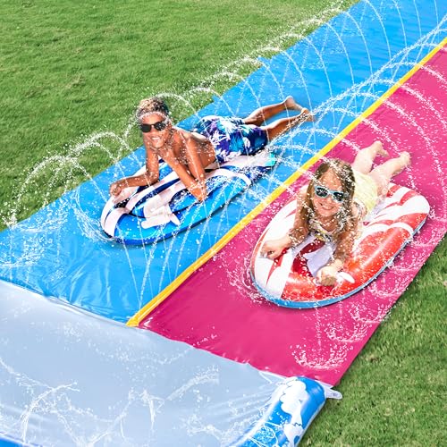 Inflatable Pool Float for Kids - 2 Pack Water Board, Summer Water Toys