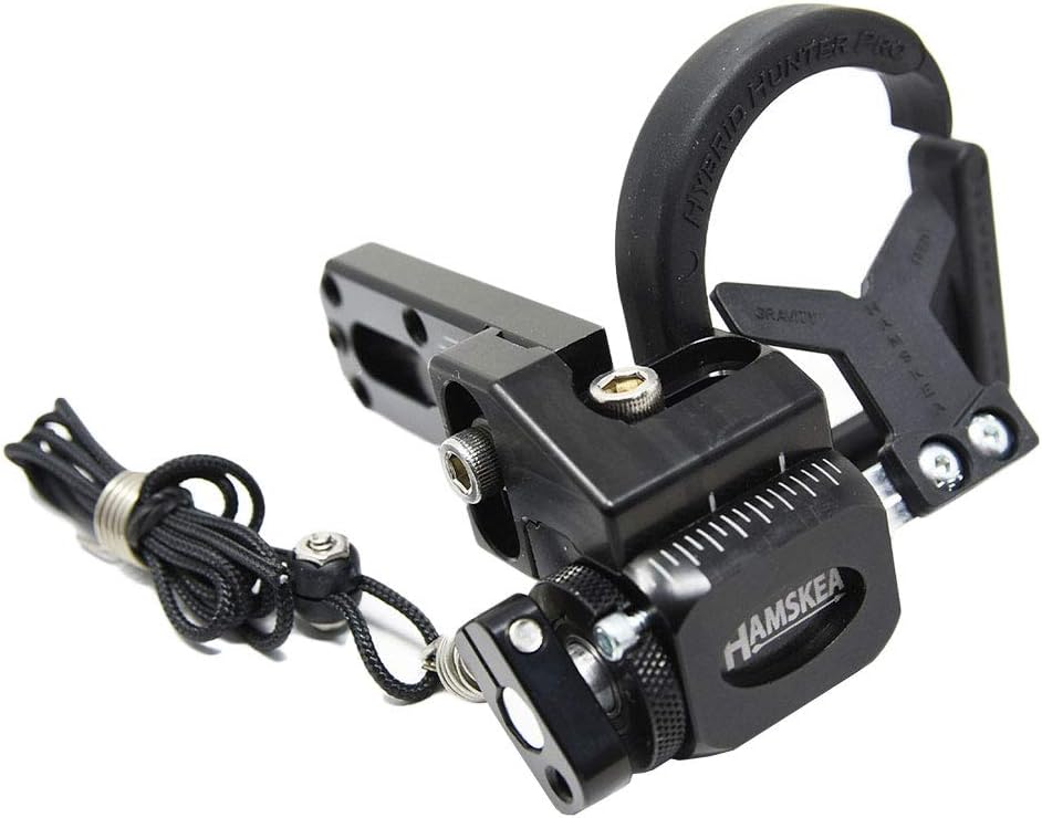 HAMSKEA ARCHERY SOLUTIONS Hybrid Hunter Pro Micro Tune/Drop Away Recurve Compound Arrow Rest for Bowhunting