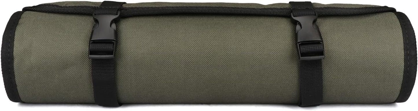 TOURBON Shooting Hunting Roll-up Gun Cleaning Mat Pad with Tool Storage Pocket