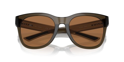 Native Eyewear Women's Tiaga Square Sunglasses, Smokey Quartz/Brown Polarized, 55 mm