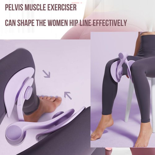 Thigh Exerciser Master,Fitness Master,Hip Trainer Kegel Home Fitness Equipment,Pelvic Floor Trainer,Postpartum Rehabilitation,Resistance Leg Exercise Workout Equipment for Women Home Gym Equipment