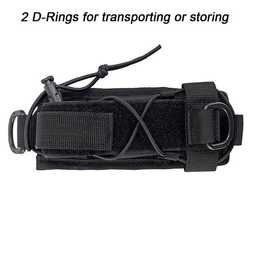 Depring Molle Flashlight Holster Adjustable Utility Tool Holder Heavy Duty Belt Pouch Horizontal Vertical Carrying