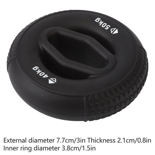 Sonew Hand Grip Strengthener, 40 to 50KG Silicone Grip Trainer Anti Slip Strength Training Ring for Finger and Forearm Exercise Grip Trainer for Rock Climbing