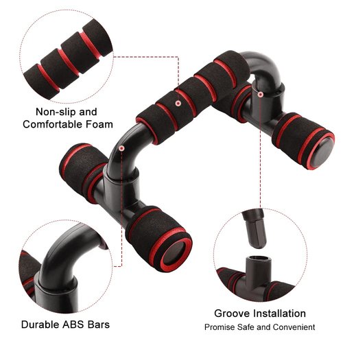 Push Up Bar, Pushup Handles with Cushioned Foam Grip, push up handles for floor, Portable Ergonomic push up stand for Home Gym