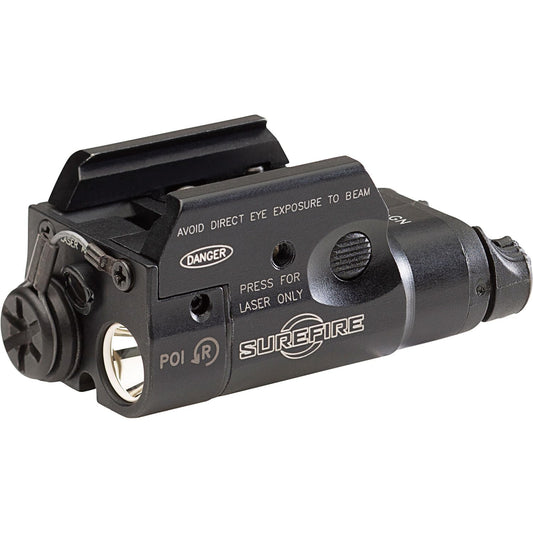 SureFire XC2-B Ultra-Compact 300 LU Pistol Light w/635nM Red Laser & T-Slot Rail Mount XC2-B-RD