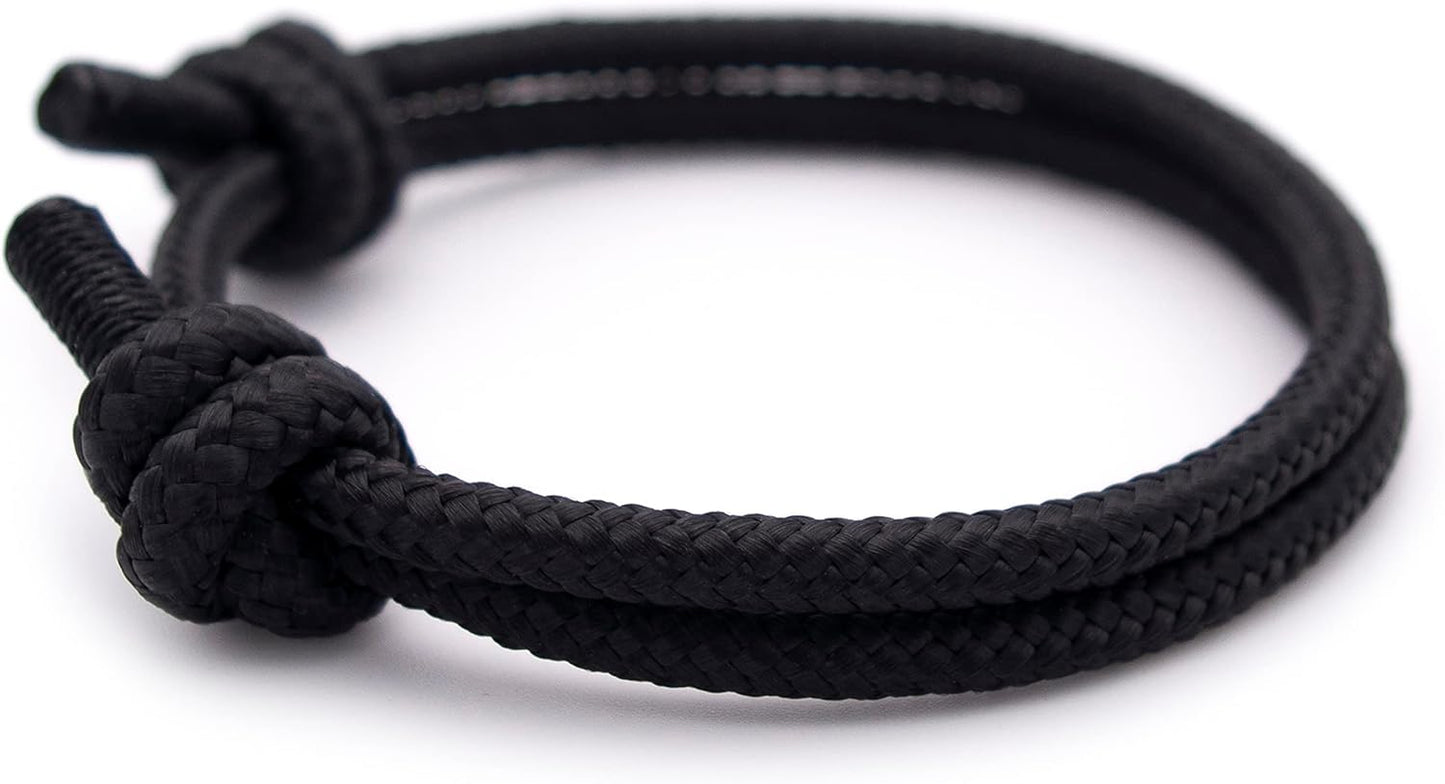 Wind Passion - Rope Bracelet for Men & Women - Adjustable Sailors Knot Paracord Bracelet - Waterproof & Sturdy