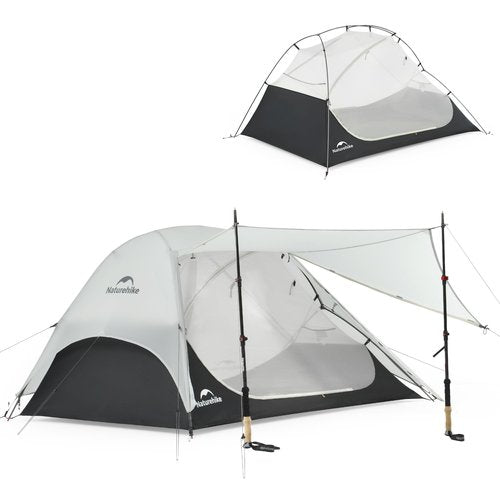 Naturehike UL Star River 2 Person Backpacking Tent, Double Layer Waterproof Two Person Tent, Lightweight Backpacking Cycling 2 Person Tent