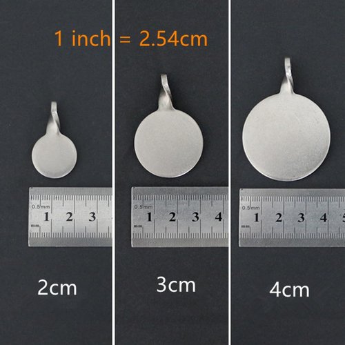 TOASIS Slingshot Targets 3pcs Outdoor Shooting Practice Steel Discs Target Assorted Sizes
