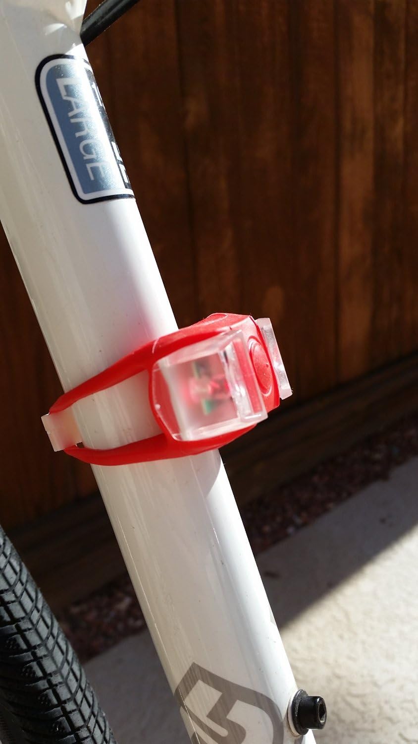 300 Lumen LED Bike Light Set - Waterproof Aluminium Headlight & Taillight (2-Pack) with Batteries