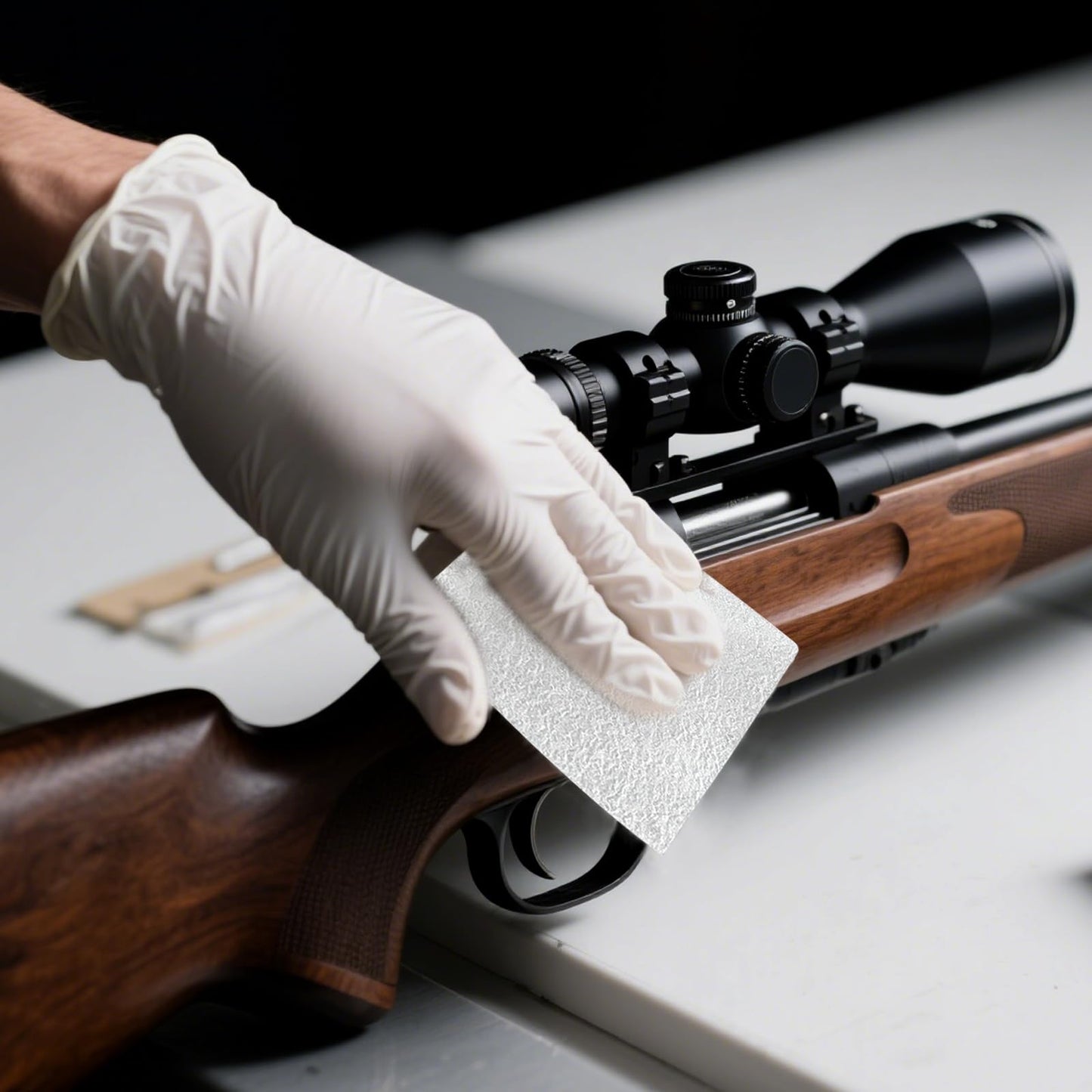 900 PCS Gun Cleaning Patches, 2x2 Inch Square Lint-Free Cotton Pads for 9mm, Rifle, Shotgun & Firearm Maintenance - High Absorbency Gun Cleaning Wipes, Cloth, Pads with Storage Case