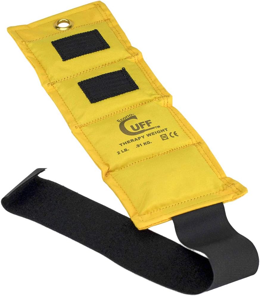 Wrist/Ankle Weights - Cando Econocuff Adjustable Fitness Weights for Strength Training