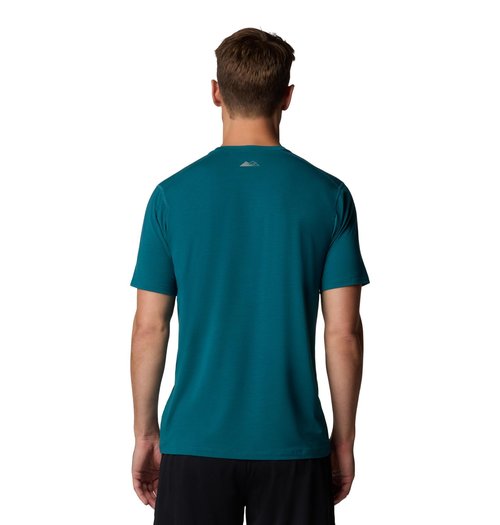 Columbia Men's M Endless Trail Running Tech Tee, River Blue, XX-Large