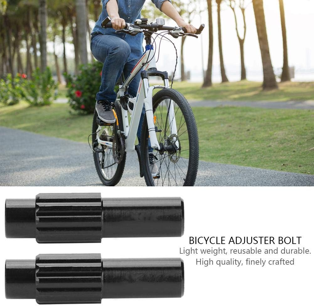 Adjuster Bolt 1 Pair Brake Cable Gear Shifting Connector for Mountain Road (Black)