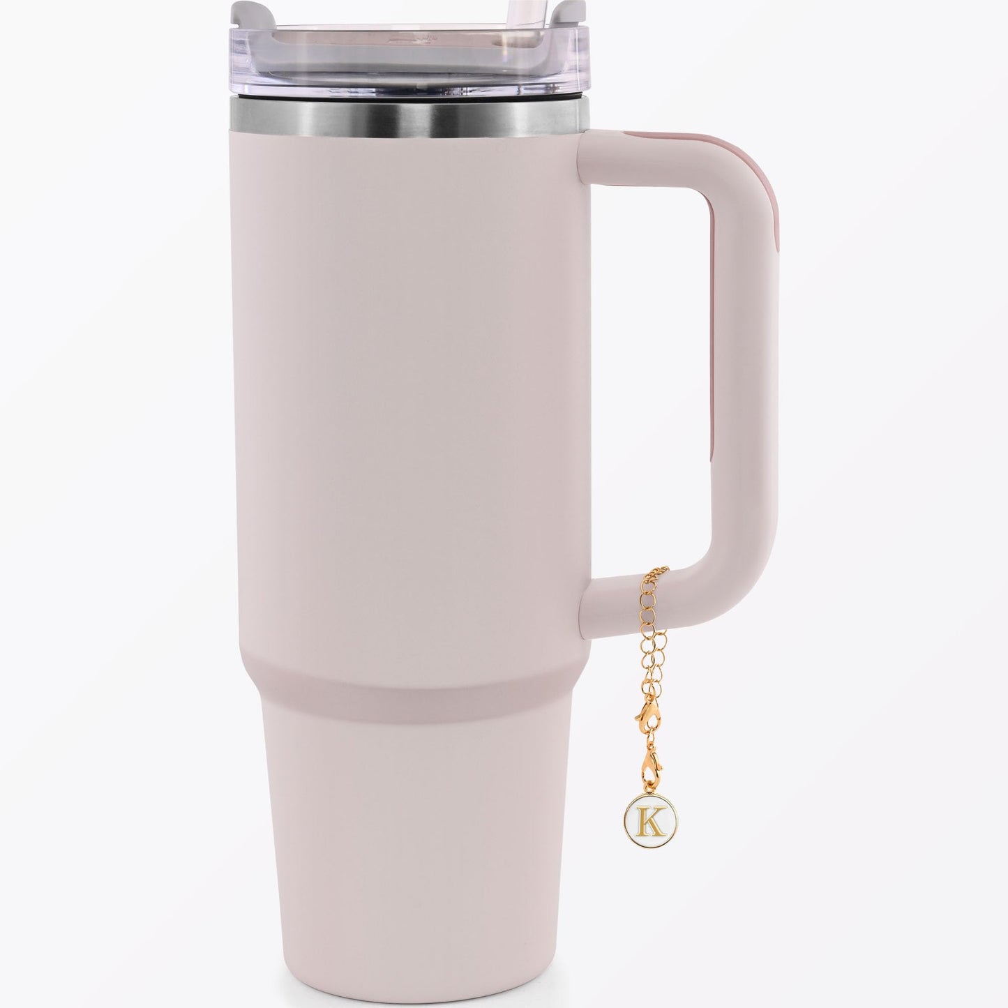 JEBEALUO 2Pcs Letter Charm Accessories for Stanley Cup, Handle Charm for Stanley Tumbler, Stanley Cup Accessories 40 Oz