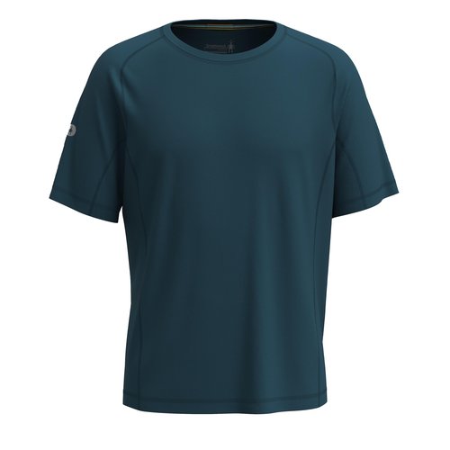 Smartwool Men's Active Ultralite Short Sleeve, Breathable Performance Athletic T-Shirt - Twilight Blue - X-Large