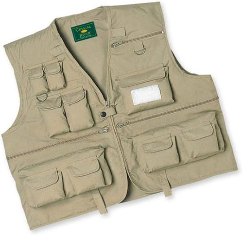 Crystal River Unisex Adult Modern C/R UTILITY VEST TAN