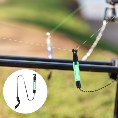 Toddmomy 3pcs Fishing Alarm Fishing Accessories Carp Bite Indicator Iron Fishing Alarm Hanger Rack Fishing Tool Supplies Fish Bite Alarms Fishing Alarm Chain Fishing Bite Alarm