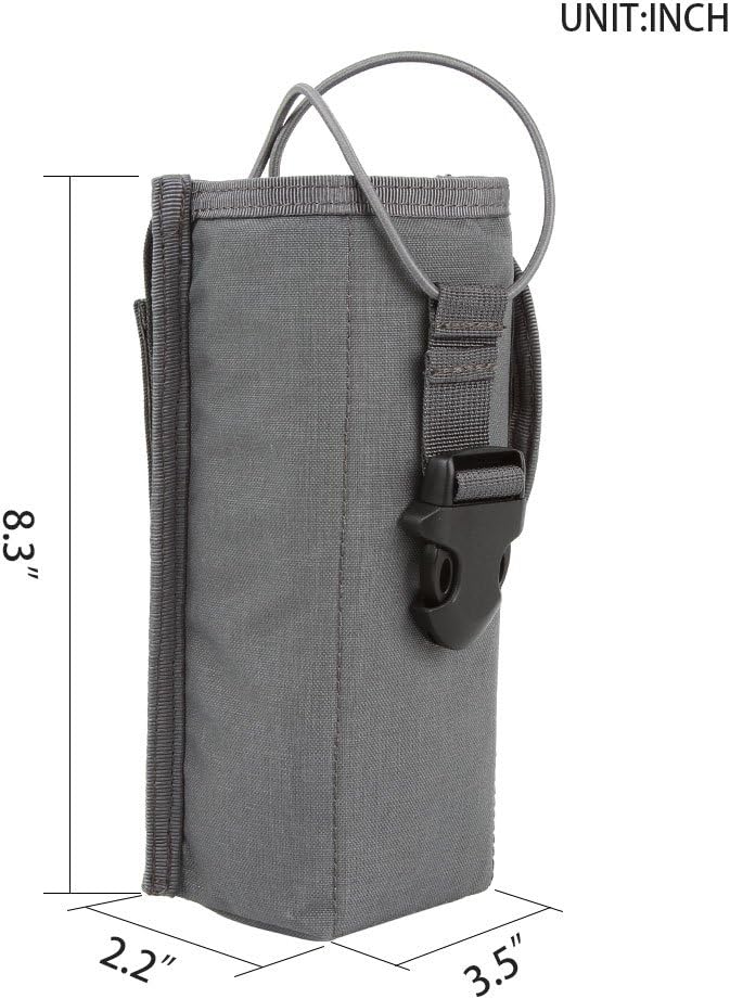 EXCELLENT ELITE SPANKER Tactical Universal Radio Holster Pouch Holder Case Bag Molle Adjustable Military Walkie Talkie Holder