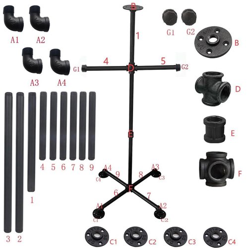 YIYEZHIQIU Armor Stand,Body Armor Stand,Weighted Vest Stand,Tactical Gear Stand,Helmet Vest Display Rack,Military Gear Holder for Police and Duty Gear Rack