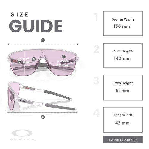 Oakley OO9248 924806 42MM Matte Clear/Prizm Low Light Shield Sunglasses for Men + Bundle Accessory Leash Kit, Microfiber Pouch
