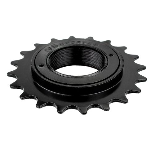 VG SPORTS Single Speed Bike Freewheel, 20T Compatible with 1/2' x 1/8' Bicycle One-Speed Freewheel Threaded Type Freehub Replacement Parts (Black)