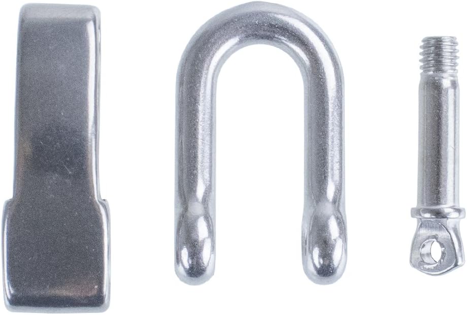 Paracord Planet Stainless Steel and Alloy B-Shackles, D-Shackles, O-Shackles, & U-Shackles for Paracord Survival Bracelets (Pack and Single Sizes)