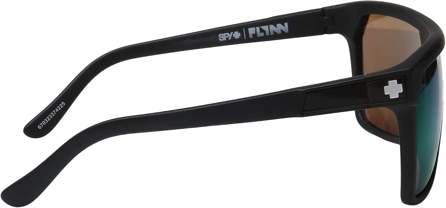 Spy Optic Flynn Lens Sunglasses, Matte Black/Bronze/Green Spectra by Spy