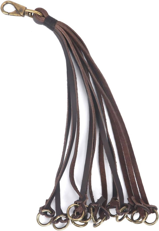 TOURBON Genuine Leather Hunting Duck Strap Game Carrier - Brown