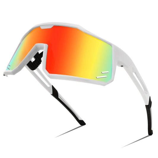 FEISEDY Sports Sunglasses Wraparound 80s Visor Men Women Outdoor Shield Baseball Sunglasses B4125