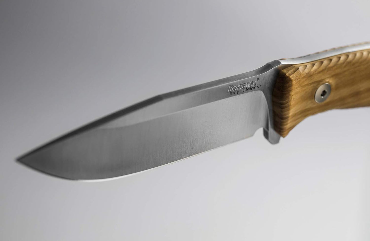 LionSTEEL M5 Fixed Blade Outdoor and Camp Knife – Sleipner Steel Blade, Wood, G10 or Micarta Handles, Torx T8 Screws, Sheath Included
