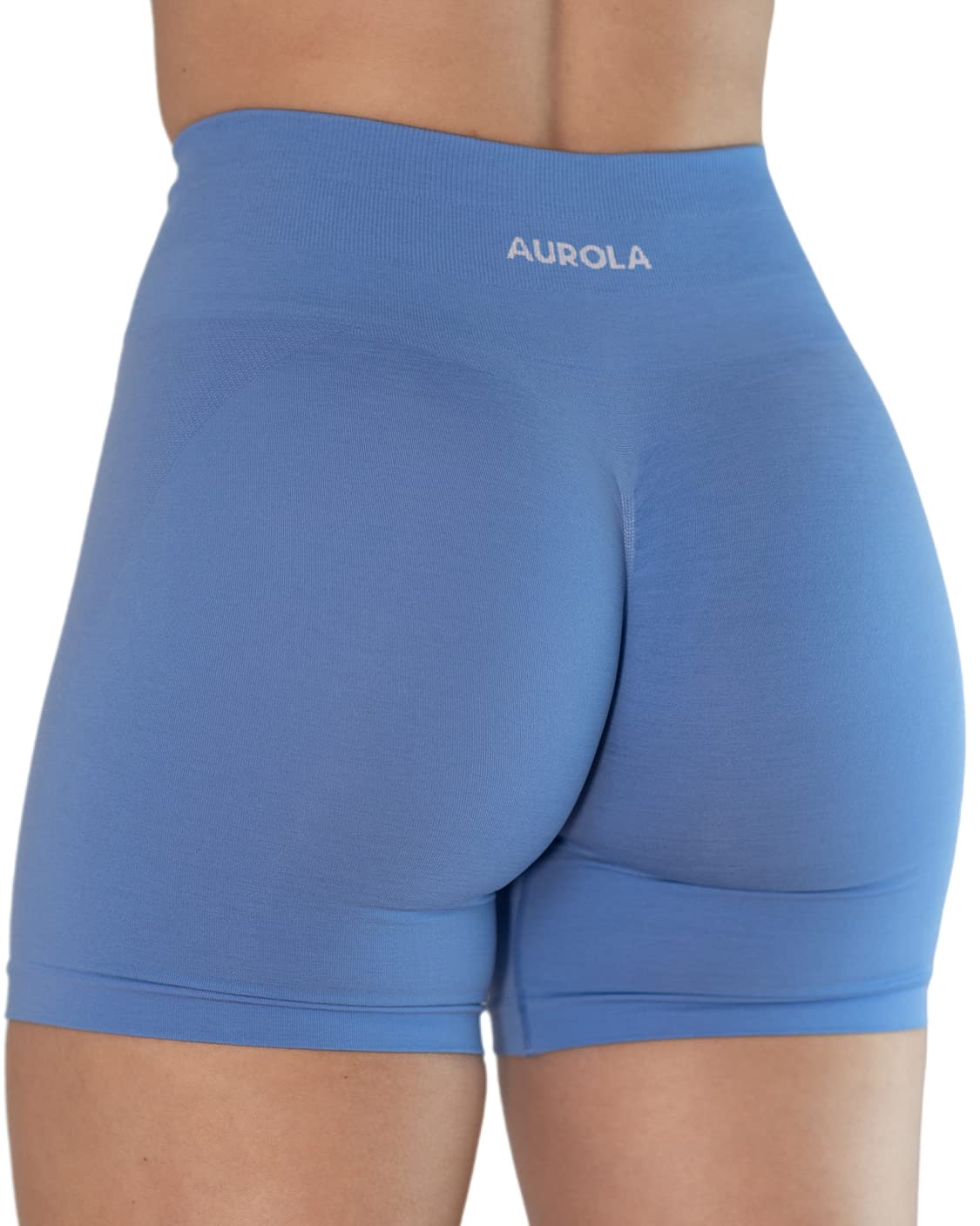 AUROLA Intensify V2.0 Women's Workout Shorts Athletic Running Shorts, Seamless High Waist Sport Gym Yoga Shorts 3.6 Lavender Lustre