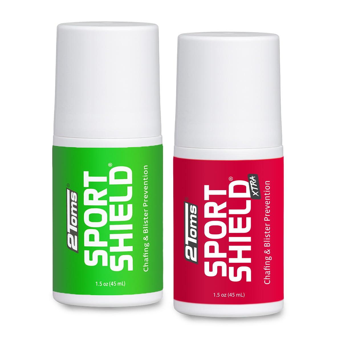 2Toms SportShield & SportShield Xtra Bundle - All-Day Waterproof Anti-Chafe and Blister Prevention