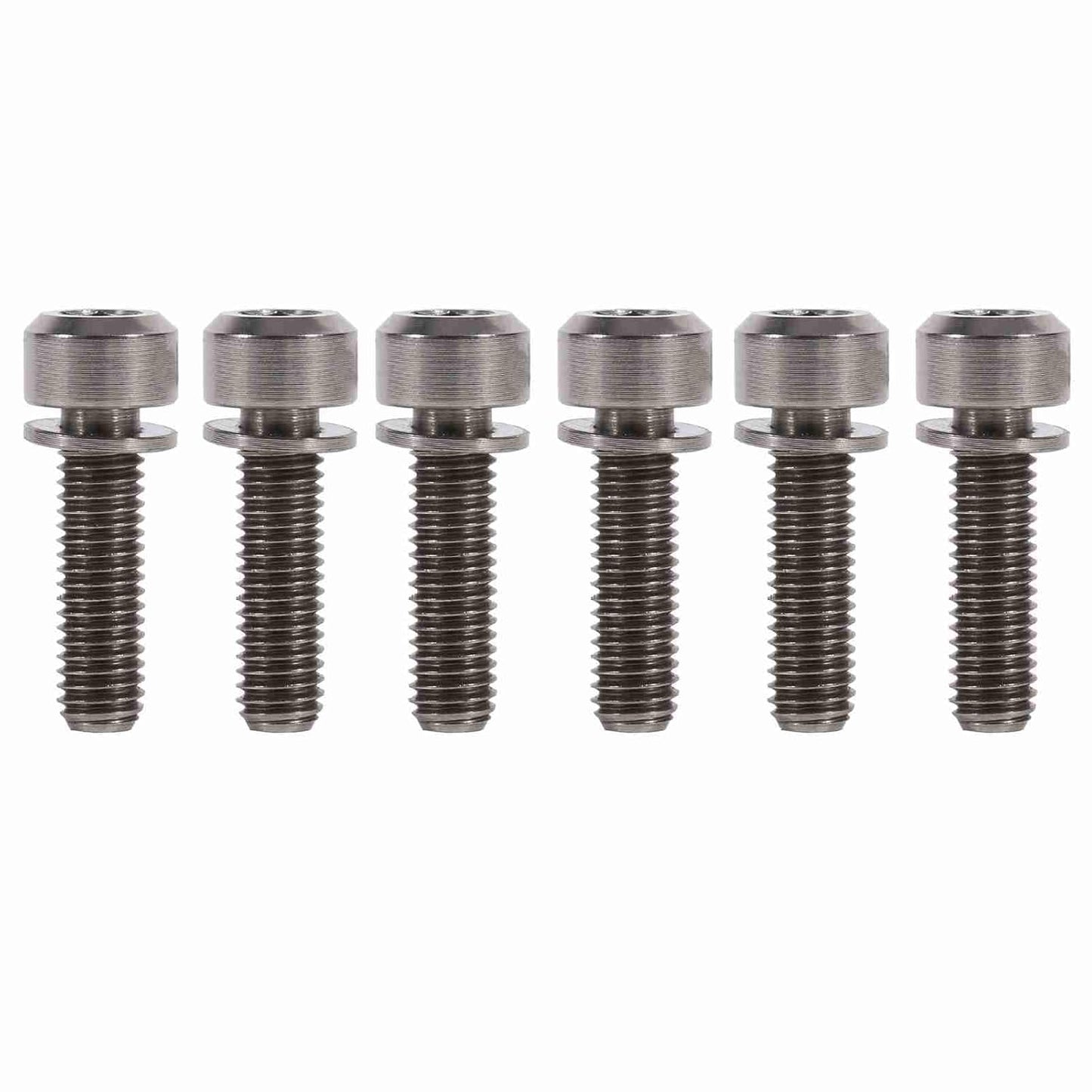 6Pcs Water Bottle Cage Bolts M5 x 18mm Screws with Washers (Color :) Seat Screw