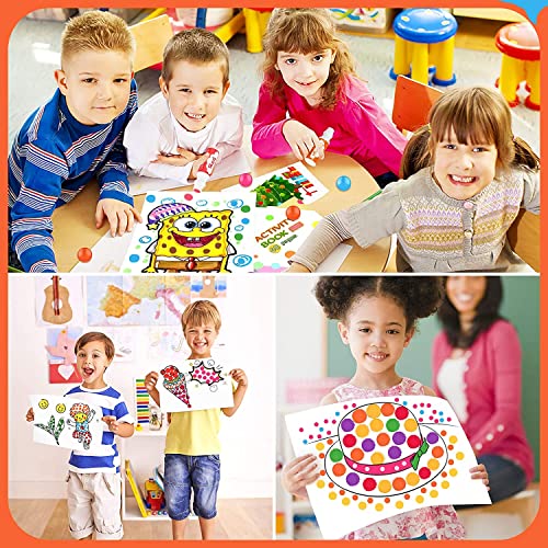 Toddler Dot Markers Set - Washable Bright Colors for Kids Art & Craft