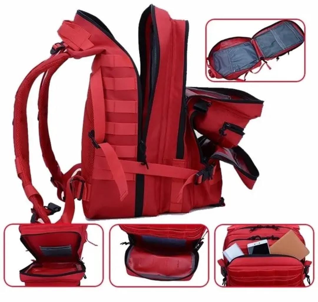 Fifarise 900D Oxford Military Tactical Backpack Molle Army Assault,3 days pack bug out Bag for Photographer,Hicking,Treeking,Travel (Black CP)